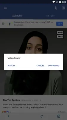 Video Downloader - for Facebook android App screenshot 3